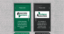 Desktop Screenshot of concretedoctors.co.nz